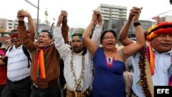 Los manifestantes indígenas temen por su seguridad
