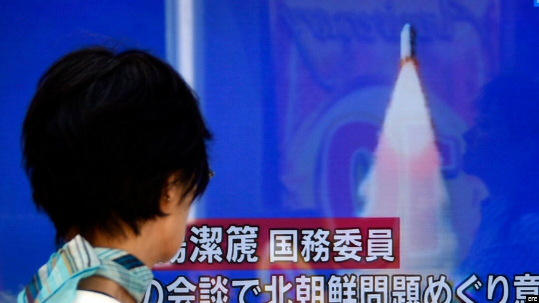 North Korean launches missile into the Sea of Japan
