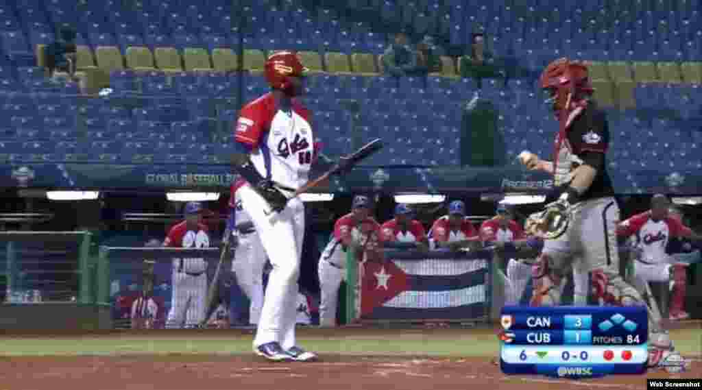 Los bateadores cubanos no se presentaron bien; sólo conectaron cinco imparables.