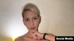 Saily González anuncia su salida de Archipiélago. (Tomada de Facebook)
