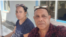 Yunia Figueredo junto a su esposo, el también comunicador independiente Frank Correa.