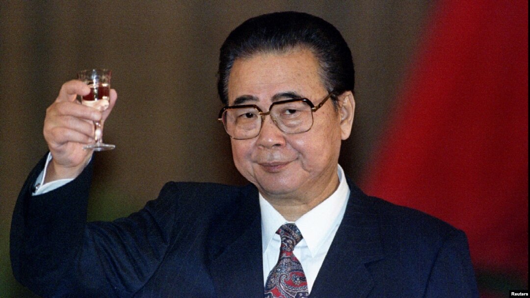 Primer Ministro de China (1987-1998 ), considerado el "carnicero" de Tiananmén, murió a los 91 años el 22 de julio de 2019. REUTERS/Will Burgess.