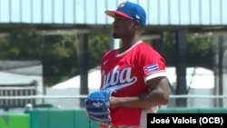 Liván Moinelo durante el Clásico Mundial con la selección cubana