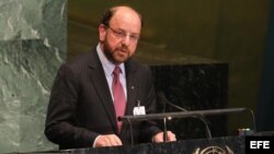 Fotografía de archivo del ministro de Relaciones Exteriores de Chile, Alfredo Moreno. 