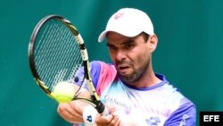 El tenista colombiano Alejandro Falla. 