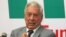 El premio Nobel de Literatura 2010, el escritor peruano Mario Vargas Llosa.