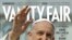 Fotografía facilitada por la revista Vanity Fair de la portada de su edición italiana protagonizada por el papa Francisco, al que ha elegido "hombre del año". La revista dedica al pontífice la portada de su último número, que saldrá mañana