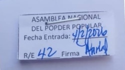 Entregan en la Asamblea Nacional documentación para solicitar una Ley de Amnistía