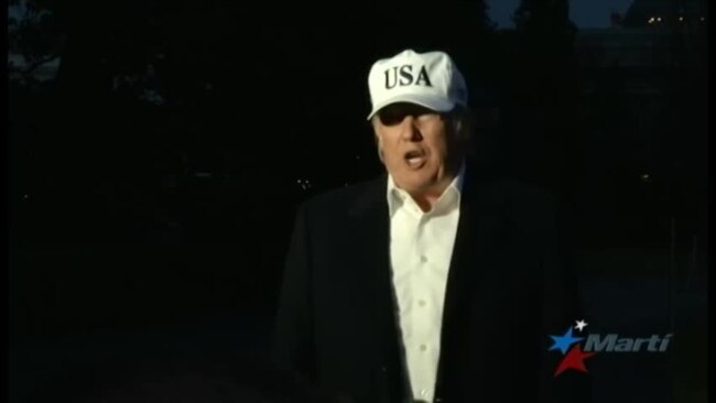 Trump en tercer aniversario del deshielo: "Cuba no hace lo correcto"