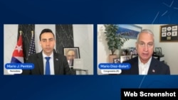 El congresista republicano Mario Díaz-Balart en entrevista con el periodista de Martí Noticias, Mario Pentón el 13 de noviembre de 2025.