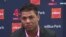 Yoan Moncada fue presentado por los Medias Rojas de Boston a la prensa el 13 de marzo de 2015.