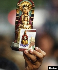 La Virgen de Coromoto es la patrona de los venezolanos. REUTERS/Jorge Silva.