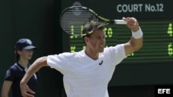 El tenista francés Kenny de Schepper.