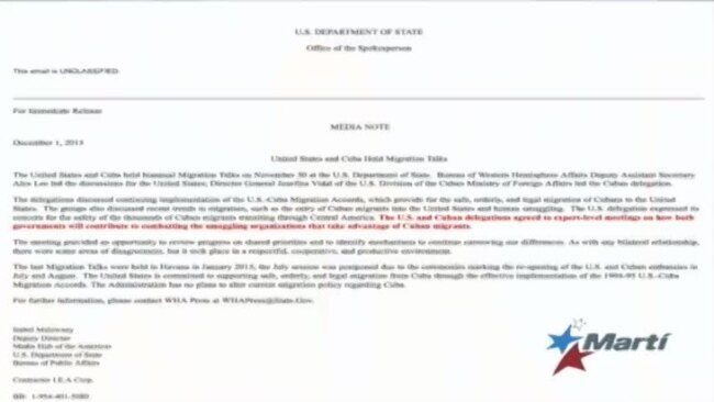 EEUU propondrá acciones para proteger a cubanos de traficantes