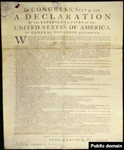 Declaración de Independencia de Estados Unidos