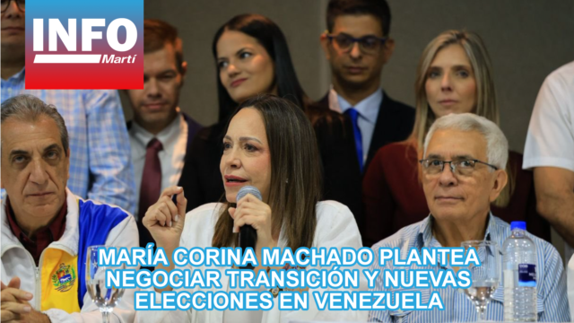 María Corina Machado plantea negociar transición y nuevas elecciones en Venezuela - mayo 29, 2026