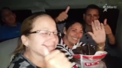 VIDEO Último grupo de cubanos en pasar a EEUU al darse a conocer la suspensión de "pies mojados/pies secos".