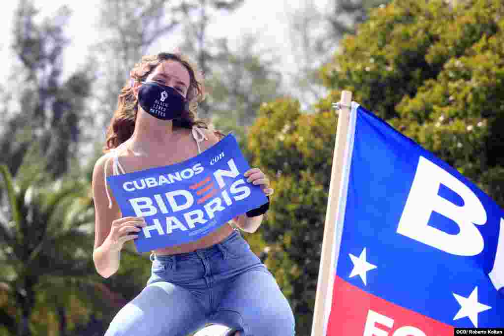 Visita del Ex Presidente Barak Obama a la FIU North Campus apoyo al candidato Joe Biden.