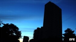 Apagón en La Habana.