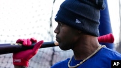 Jorge Soler. (AP Photo/Brynn Anderson)