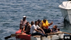 Balseros cubanos. Archivo