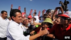 El candidato presidencial del PRI, Enrique Peña Nieto.
