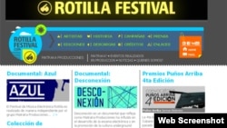 Página web de festival Rotilla anuncia presentación de Azul