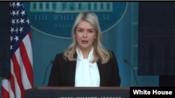 Karoline Leavitt, secretaria de prensa de la Casa Blanca. 