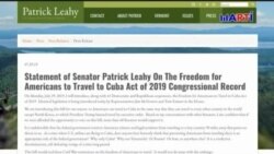 Presentan proyecto de ley para permitir a estadounidenses viajar a Cuba