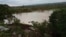 Vista de las inundaciones en Mayarí, Holguín.