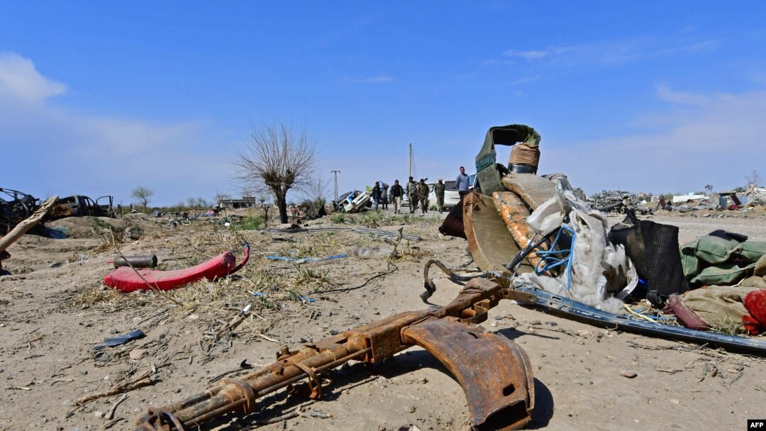 Imágenes del último reducto del grupo terrorista estado Islámico, derrotado finalmente en Baghuz, Syria, el 23 de marzo de 2019.