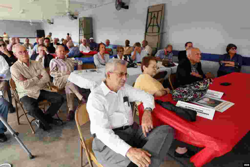 Primer Coloquio del Presidio Político Cubano, realizado el domingo 7 de octubre en Hialeah. (Roberto Koltun/Radio yTV Martí)