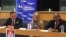 De izquierda a derecha, José Daniel Ferrer, Dita Charanzová y Manuel Cuesta Morúa en un panel del Parlamento Europeo.