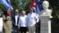 Busto de José Martí instalado en casa natal de Fidel Castro en Galicia el 13 de agosto de 2026. Foto: Perfil en Facebook de Embajada de Cuba en España.