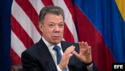 El presidente de Colombia, Juan Manuel Santos.