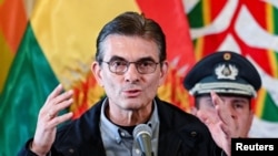 El presidente de Bolivia, Rodrigo Paz, en La Paz.