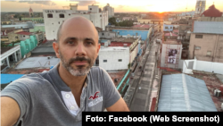 El periodista independiente Henry Constantín, director de La Hora de Cuba. 