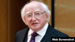 El presidente de Irlanda, Michael D Higgins.