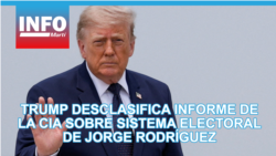 Trump desclasifica informe de la CIA sobre el sistema electoral de Jorge Rodríguez