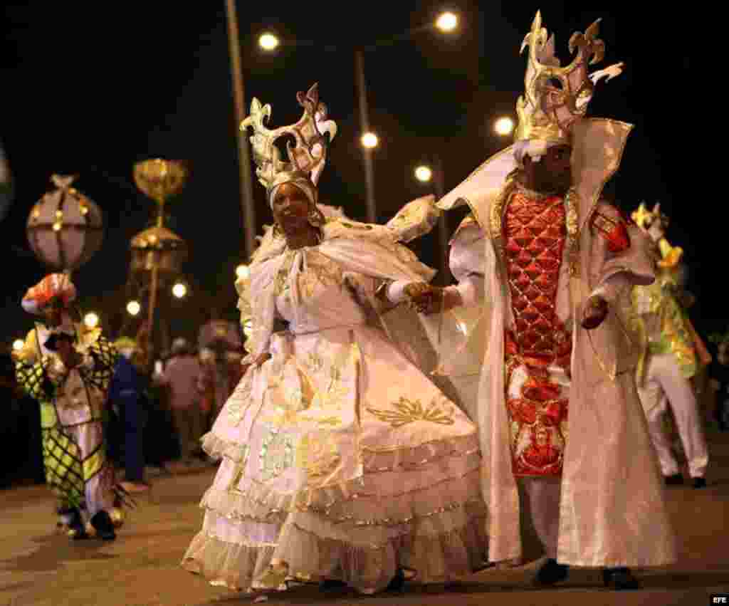Las celebraciones del tradicional Carnaval de La Habana.