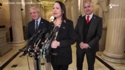 María Corina Machado agradece al gobierno de EEUU en el Congreso por apoyo a Venezuela