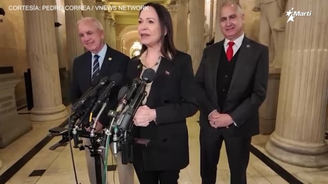 María Corina Machado agradece al gobierno de EEUU en el Congreso por apoyo a Venezuela - enero 21, 2026