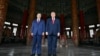 El presidente Donald Trump junto al primer mandatario chino Xi Jinping.