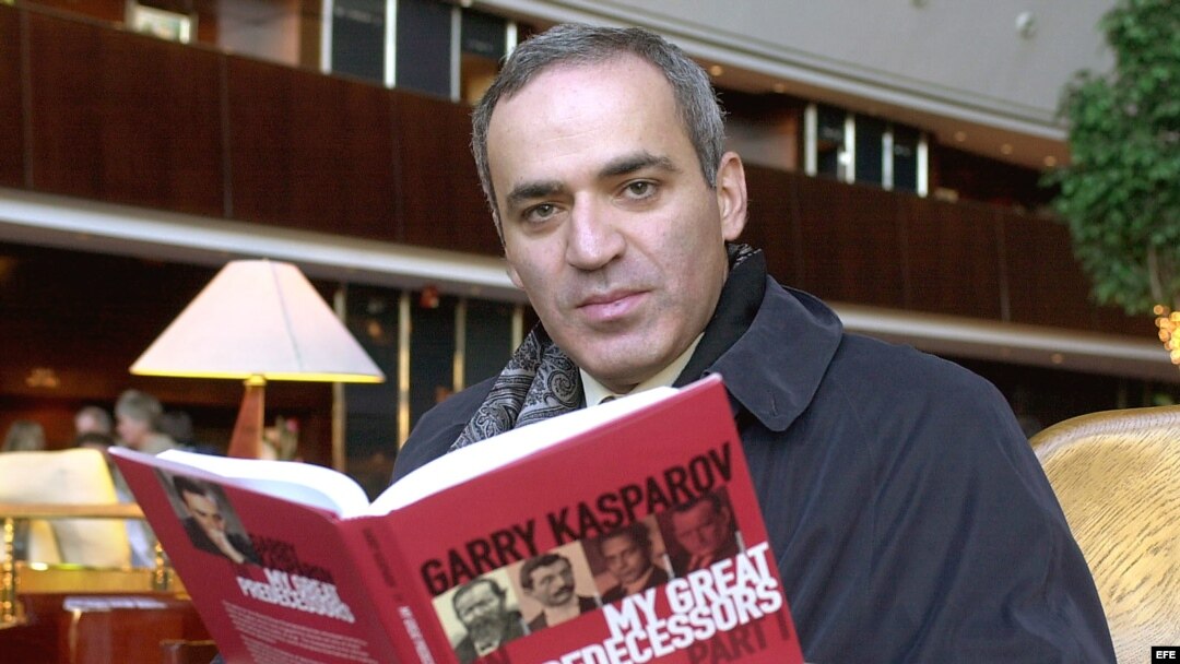 Foto de archivo de Garry kasparov.