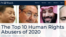 Top 10 de los mayores violadores de derechos humanos del mundo de UNWatch.