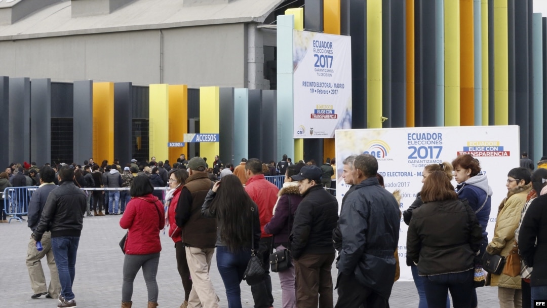 VOTACIÓN DE ECUATORIANOS RESIDENTES EN MADRID