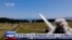 Informes de prensa CCTV de China sobre los ejercicios militares cerca de Taiwán. (CCTV vía AP).