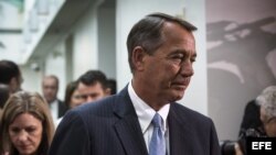 El presidente de la Cámara de Representantes, John Boehner.