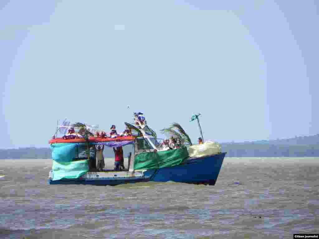 Reporta Cuba Recreación Carnaval Acuático Morón Foto Nilo Alejandro