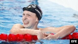 La estadounidense Katie Ledecky.
